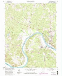 Goochland 1968 topographic map thumbnail