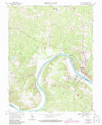 Goochland 1968 topographic map thumbnail