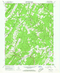 Gore 1965 topographic map thumbnail
