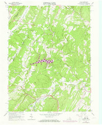 Gore 1965 topographic map thumbnail