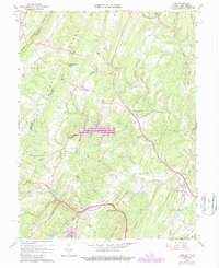 Gore 1965 topographic map thumbnail