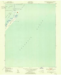 Great Machipongo Inlet 1942 topographic map thumbnail