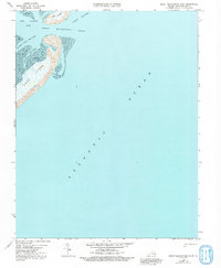 Great Machipongo Inlet 1968 topographic map thumbnail