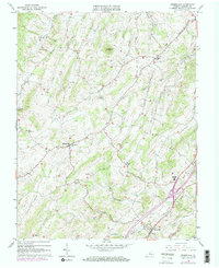 Greenville 1964 topographic map thumbnail