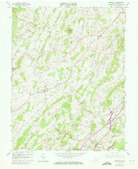 Greenville 1964 topographic map thumbnail