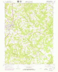 Gretna 1965 topographic map thumbnail