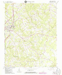 Gretna 1965 topographic map thumbnail