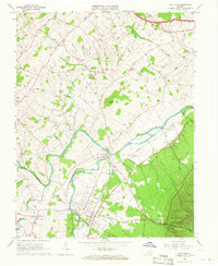 Grottoes 1964 topographic map thumbnail