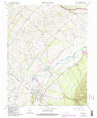 Grottoes 1964 topographic map thumbnail