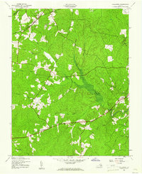 Hallsboro 1943 topographic map thumbnail