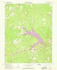 Hallsboro 1963 topographic map thumbnail