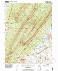 Hamburg 1997 topographic map thumbnail
