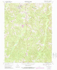 Hampden Sydney 1968 topographic map thumbnail