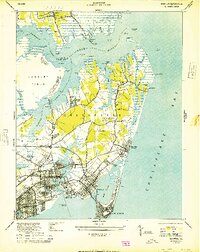 Hampton 1944 topographic map thumbnail