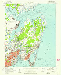 Hampton 1955 topographic map thumbnail