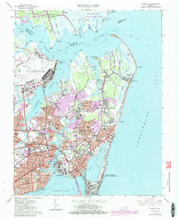 Hampton 1965 topographic map thumbnail