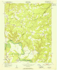 Hanover 1951 topographic map thumbnail