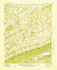 Hansonville 1939 topographic map thumbnail