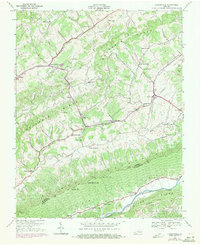 Hansonville 1938 topographic map thumbnail