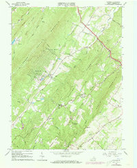 Hayfield 1965 topographic map thumbnail