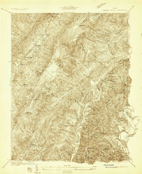 Healing Springs 1931 topographic map thumbnail