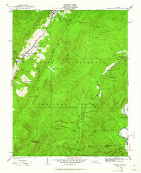 Healing Springs 1931 topographic map thumbnail