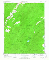Healing Springs 1966 topographic map thumbnail