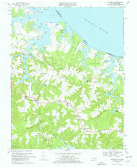Heathsville 1968 topographic map thumbnail