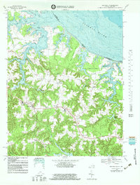 Heathsville 1968 topographic map thumbnail