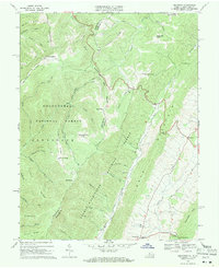 Hightown 1969 topographic map thumbnail