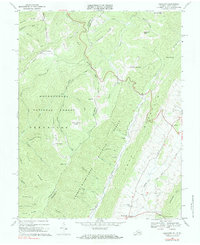 Hightown 1969 topographic map thumbnail