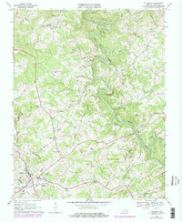 Hillsville 1968 topographic map thumbnail