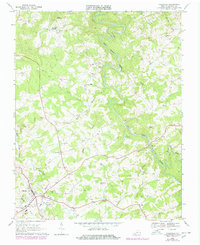 Hillsville 1968 topographic map thumbnail