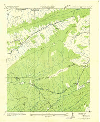 Hutchinson Rock 1935 topographic map thumbnail