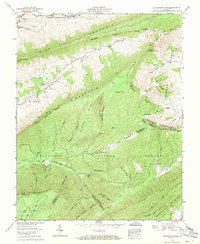 Hutchinson Rock 1958 topographic map thumbnail