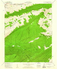Hutchinson Rock 1958 topographic map thumbnail