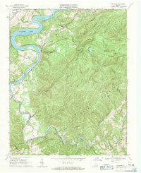 Hiwassee 1968 topographic map thumbnail