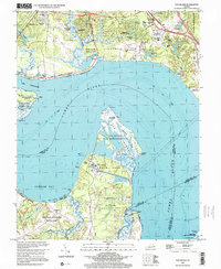 Hog Island 1999 topographic map thumbnail