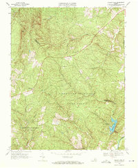 Holiday Lake 1968 topographic map thumbnail