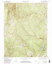 Holiday Lake 1968 topographic map thumbnail