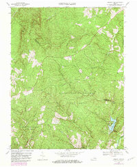 Holiday Lake 1968 topographic map thumbnail