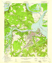 Hopewell 1952 topographic map thumbnail