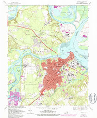 Hopewell 1969 topographic map thumbnail