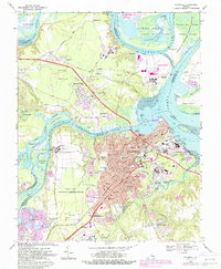 Hopewell 1969 topographic map thumbnail