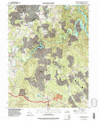 Independent Hill 1994 topographic map thumbnail