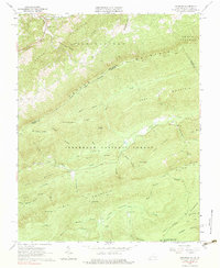 Interior 1965 topographic map preview