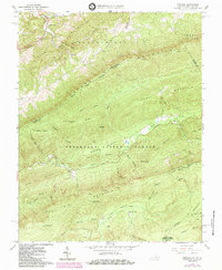 Interior 1965 topographic map preview