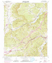 Ironto 1965 topographic map thumbnail