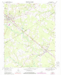 Ivor 1968 topographic map thumbnail