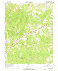 Jetersville 1968 topographic map thumbnail